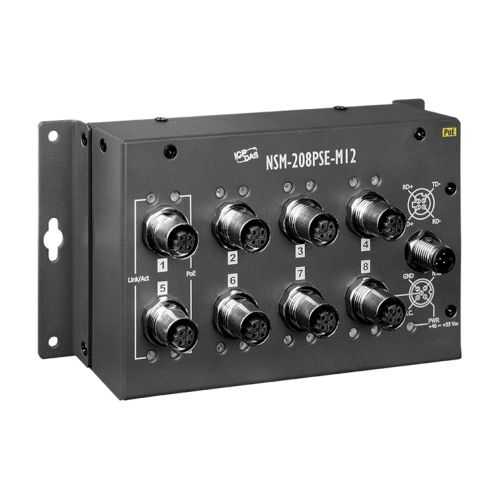 NSM-208PSE-M12 CR ICP DAS